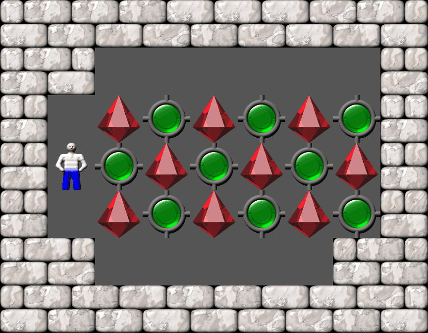Сокобан More Bugs collections уровень 301
